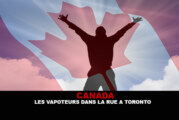 CANADA : Les vapoteurs dans la rue à Toronto !