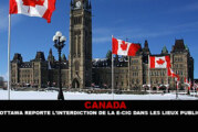 CANADA : Ottawa reporte l&rsquo;interdiction de la e-cig dans les lieux publics.