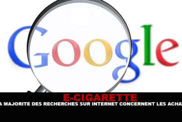 E-CIGARETTE : La majorité des recherches sur internet concernent les achats.