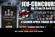 RESULTATS : Jeu Taken Three avec Five Pawns