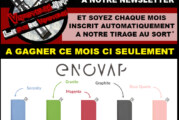 NEWSLETTER : Tirage au sort Enovap !