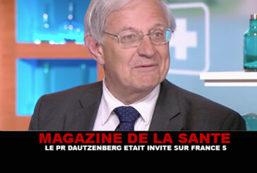MAGAZINE DE LA SANTE : Le Pr Dautzenberg était invité sur France 5.