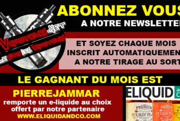 NEWSLETTER AVRIL : Résultat du tirage au sort !