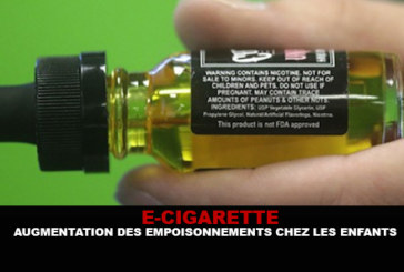 E-CIGARETTE : Augmentation des empoisonnements chez les enfants.