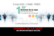SOMMET DE LA VAPE : Un « incontestable » succès !