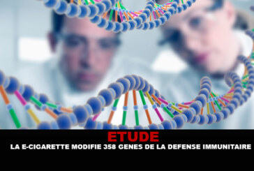 ETUDE : La e-cigarette modifie 358 gènes de la défense immunitaire.