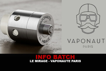INFO BATCH : Le Mirage (Vaponaute)