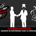 COMMUNIQUE : Annonce de partenariat avec Le Vapelier