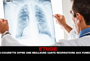 ETUDE : La e-cigarette offre une meilleure santé respiratoire aux fumeurs.