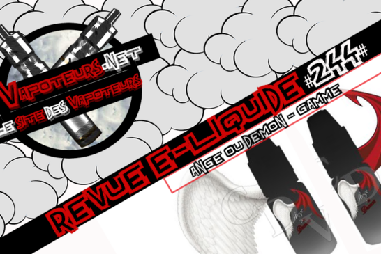 Revue E-Liquide #244 – ANGE OU DÉMON – GAMME (FR)