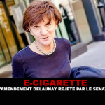 E-CIGARETTE : L&rsquo;amendement Delaunay rejeté par le Sénat !