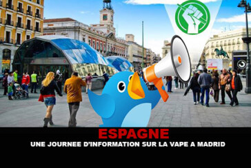 ESPAGNE : Une journée d&rsquo;information sur la vape à Madrid.