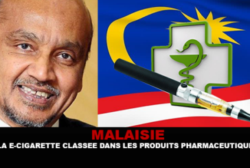 MALAISIE : La e-cigarette classée dans les produits pharmaceutiques !