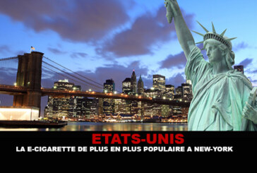 ETATS-UNIS : La e-cigarette de plus en plus populaire à New-York.