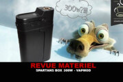 REVUE : SPARTANS BOX 300W TC PAR VAPMOD