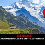 SUISSE : L&rsquo;utilisation de la e-cigarette a stagné en 2015