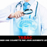 TABAC : Consommer une cigarette par jour augmente le risque d&rsquo;hémorragie cérébrale.