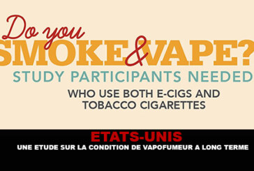 ÉTATS-UNIS : Une étude sur la condition de vapofumeur a long terme