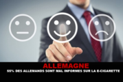 ALLEMAGNE : 55% des Allemands sont mal informés sur la e-cigarette.