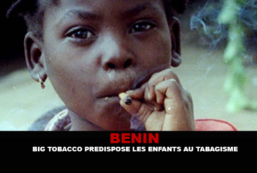 BENIN : L&rsquo;industrie du tabac prédispose les enfants au tabagisme.