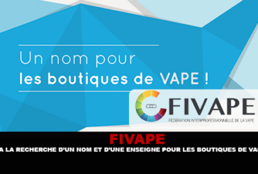 FIVAPE : A la recherche d&rsquo;un nom et d&rsquo;une enseigne pour les boutiques de vape.