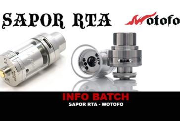 INFO BATCH : Sapor RTA (Wotofo)