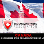 CANADA : L&rsquo;ACV répond à l&rsquo;annonce d&rsquo;une réglementation fédérale sur la e-cigarette.