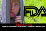 ÉTATS-UNIS : La FDA a commencé a envoyer des lettres d&rsquo;avertissement.