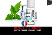 REVUE : MENTHE FRAÎCHE (GAMME 50/50) PAR FLAVOUR POWER