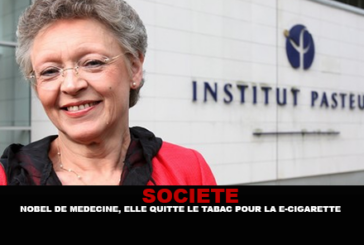 SOCIÉTÉ : Nobel de médecine elle quitte le tabac pour la e-cigarette.
