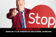 ROYAUME-UNI : Moins de 17% de fumeurs en Angleterre, un record !