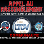 COMMUNAUTÉ : Un appel au rassemblement lors du Vapexpo.
