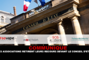 COMMUNIQUE : Les associations retirent leurs recours devant le Conseil d’État.