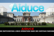 AIDUCE : Une participation à deux opérations dans des hôpitaux parisiens.