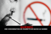 CANADA : Une consommation de cigarette en baisse au Québec.