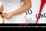 ÉTUDE  : La e-cigarette pour éviter la prise de poids lors de l&rsquo;arrêt du tabac.