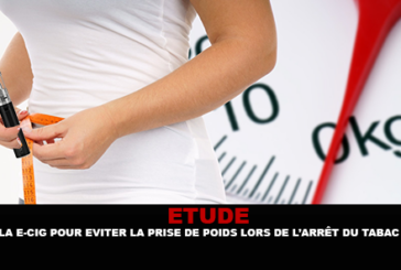 ÉTUDE  : La e-cigarette pour éviter la prise de poids lors de l&rsquo;arrêt du tabac.
