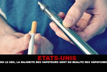 ÉTATS-UNIS : Selon le CDC, la majorité des vapoteurs sont en réalité des vapofumeurs.