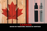 CANADA : Baisse du tabagisme, hausse du vapotage.