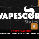 ETATS-UNIS : Un classement des villes les plus accueillantes pour la vape.