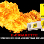 E-CIGARETTE : Un vapoteur inconscient, une nouvelle explosion d&rsquo;accu.