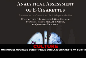 CULTURE : Un nouvel ouvrage scientifique sur la e-cigarette va sortir.