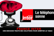 FRANCE INTER : Une émission traite des solutions pour arrêter le tabac.