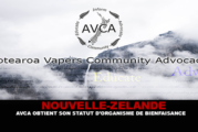 NOUVELLE-ZÉLANDE : AVCA obtient son statut d&rsquo;organisme de bienfaisance.