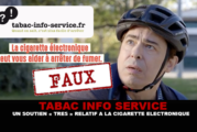 TABAC INFO SERVICE : Un soutien très relatif à la cigarette électronique.