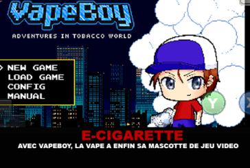 E-CIGARETTE : Avec Vapeboy, la vape a enfin sa mascotte de jeu vidéo.