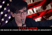 ÉTATS-UNIS : Une baisse de l&rsquo;usage des e-cigarettes chez les adolescents