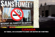 CANADA : Ni tabac, ni e-cigarette dans un rayon de 9 mètres…