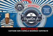 BOUTIQUE : Capitaine Vape s&rsquo;appelle désormais Vapoter.fr