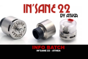 INFO BATCH : In&rsquo;Sane 22 (Athea)